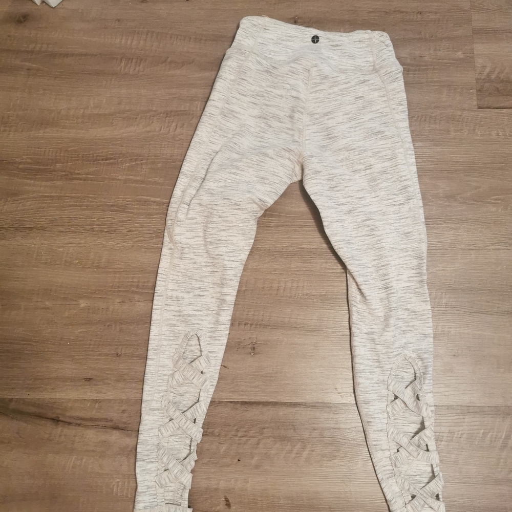 High waisted cross back leggings